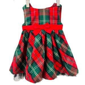 Tartan Plaid Special Occasion Dress‎ Girls 12 Months